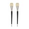 Creative Mark Pro Stroke Premium White Chungking Hog Bristle Artist Paint Brush - Flat - Natural Bristle Brush w/ Great Control Suitable for Oils, Watercolors, Acrylics, Alkyds, Caseins